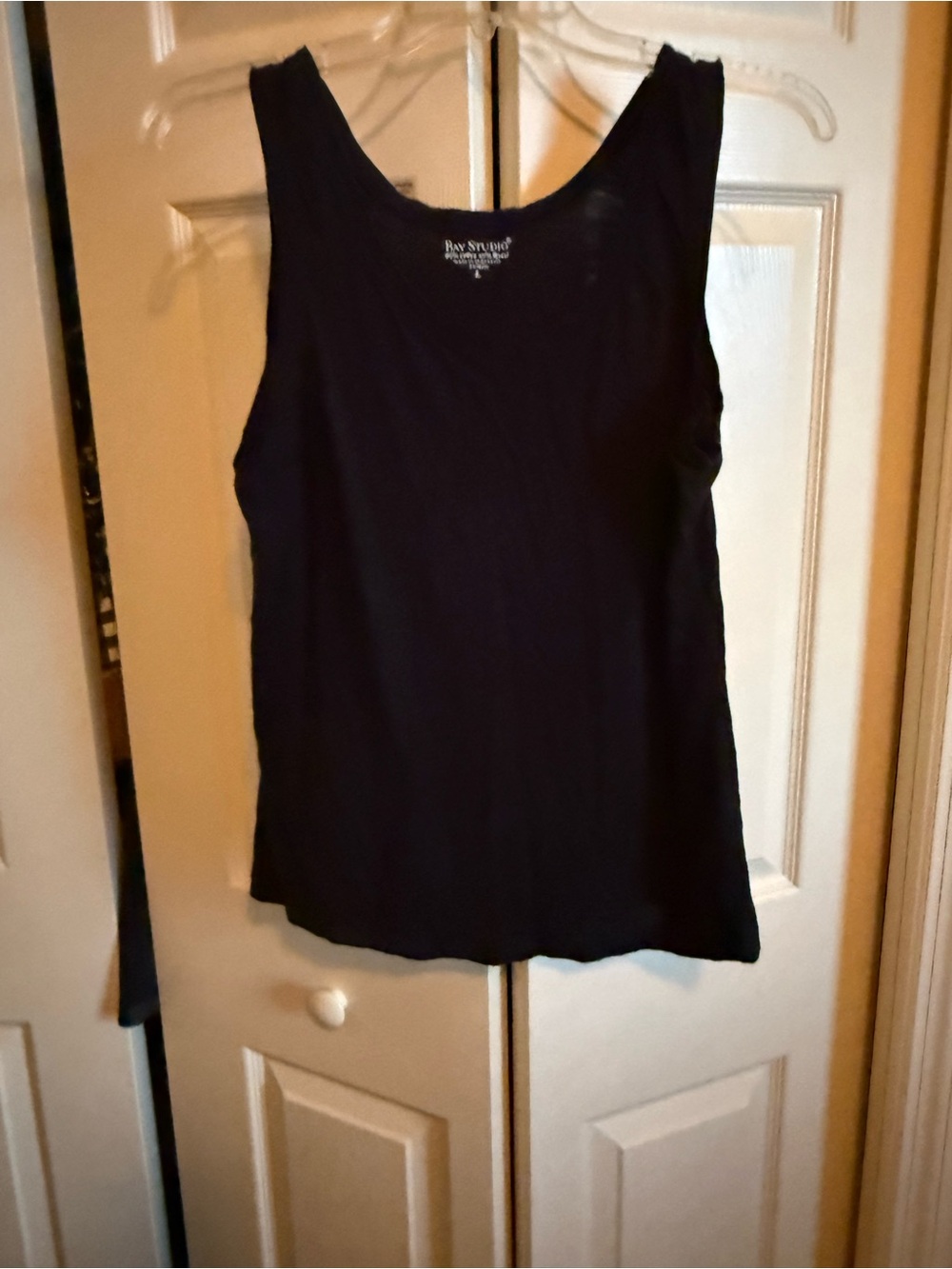 Bay Studio Black Scoop Neck Tank